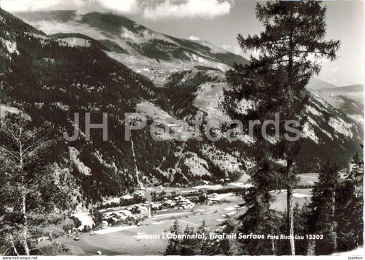 Tosens i. Oberinntal - Tirol mit Serfaus - Alps - village - mountains - 13302 - old postcard - Austria - unused - JH Postcards
