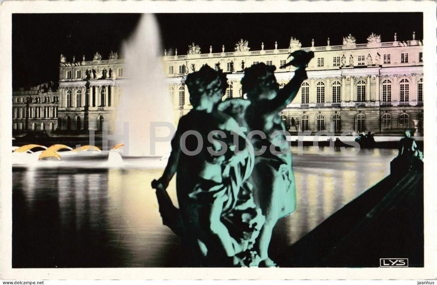 Versailles - Spectacle de Son et Lumiere - Festival of Sound and Light - 296 - old postcard - France - unused - JH Postcards