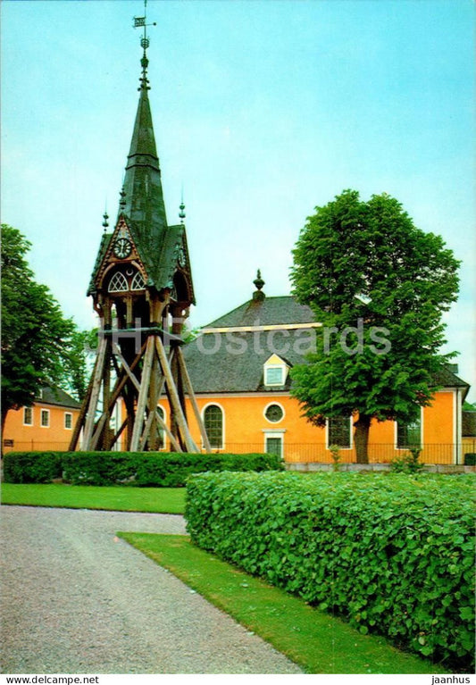 Lovstabruks kyrka och klockstapel - Lovstabruk - church and bell tower - 26 - Sweden - unused - JH Postcards