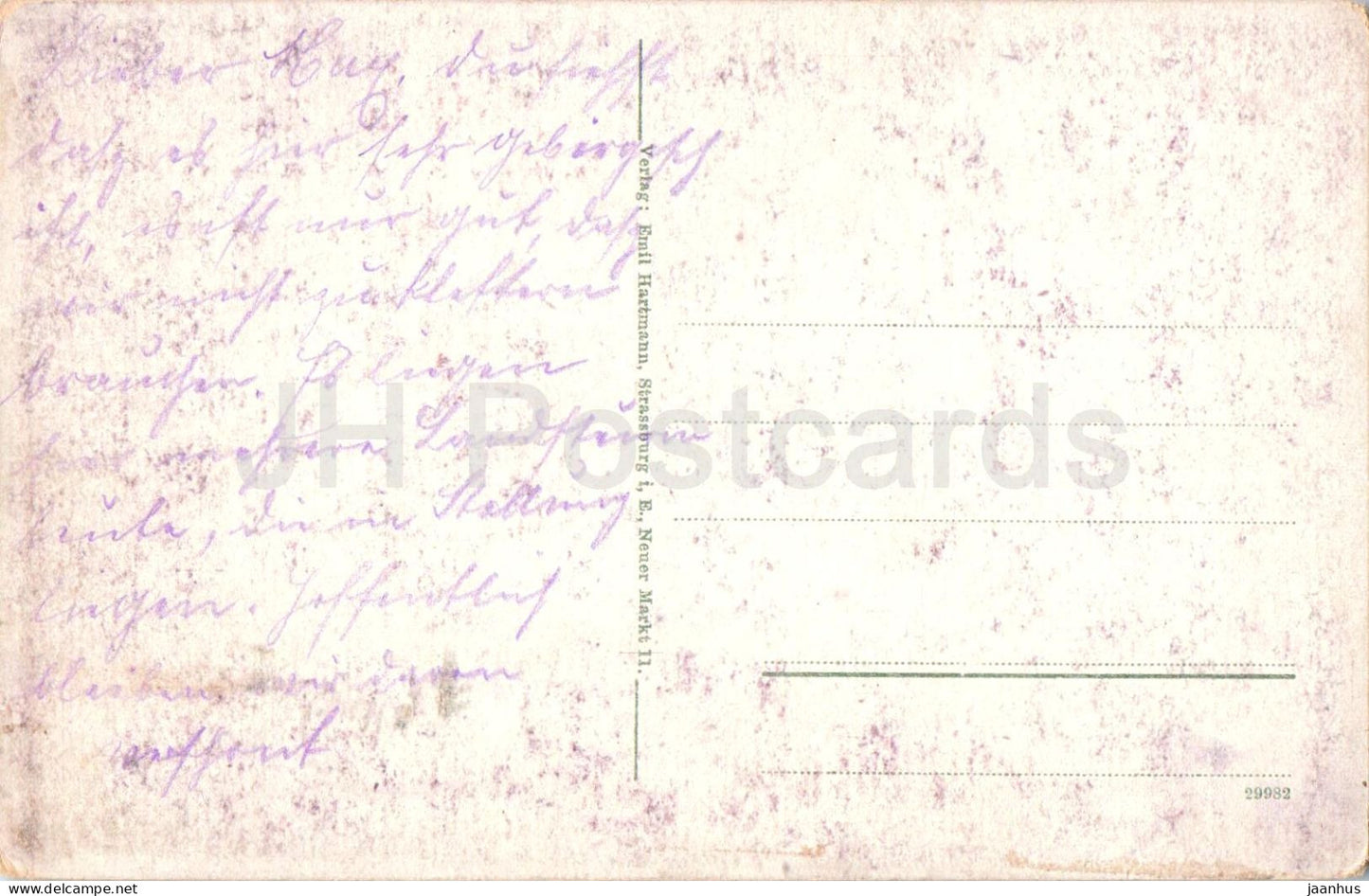 Markirch - Blick ins Rauental - village view - 29982 - old postcard - France - used