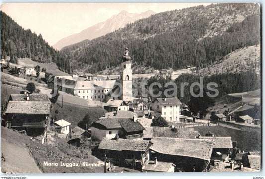 Maria Luggau - Karnten - Village - church - mountains - old postcard - 1930s - Austria - unused - JH Postcards