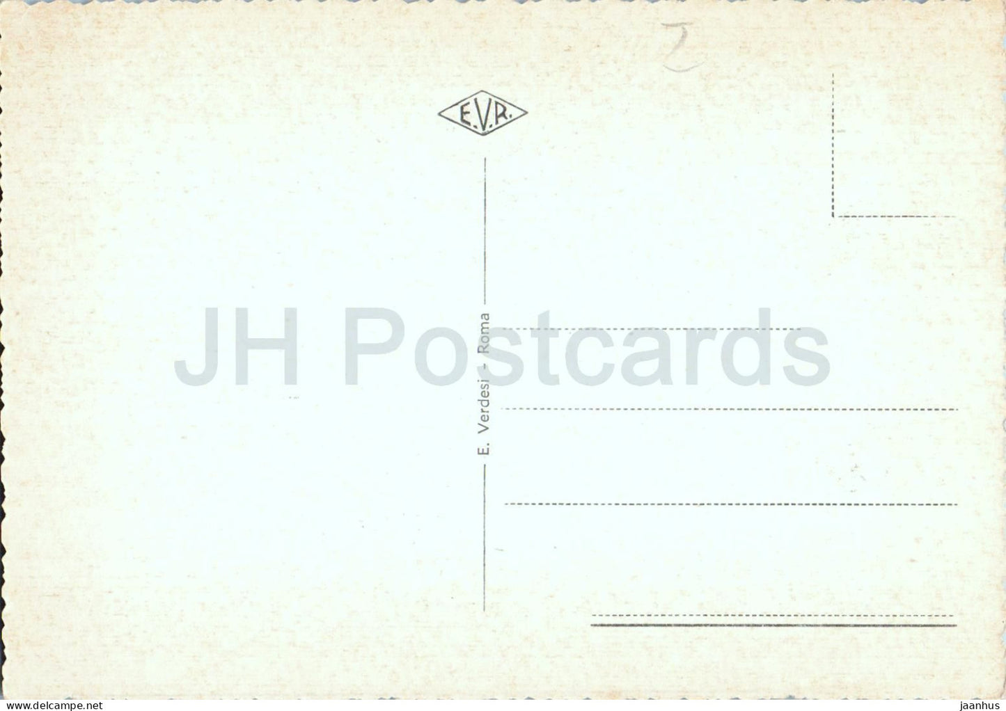 Rome - Rome - Vue de la Piazza della Rotonda - Panthéon - place - illustration - vieille carte postale - Italie - non utilisée