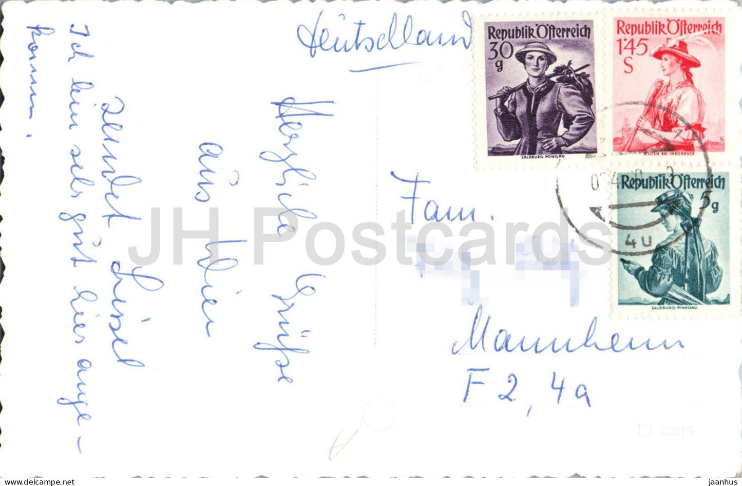 Vienne - Vienne - Vienne la nuit - Karlskirche - Éclairage de fête - église - 637 - vieille carte postale - Autriche - usagé