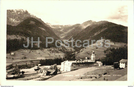 Luggau mit der italienischen Grenze - Karnten - 823 - old postcard - 1930s - Austria - used - JH Postcards