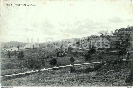 Traunstein N.-Ost. - village panorama - No. 1191 - old postcard - Austria - used - JH Postcards