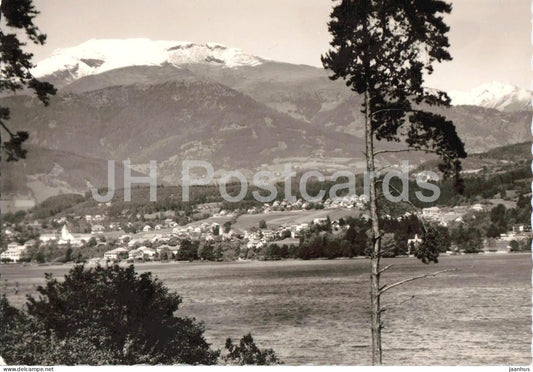 Seeboden am Millstattersee - Karnten - town view - lake - mountain - 1965 - Austria - used - JH Postcards
