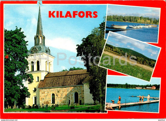 Kilafors - church - multiviews - 476 - Sweden - unused - JH Postcards