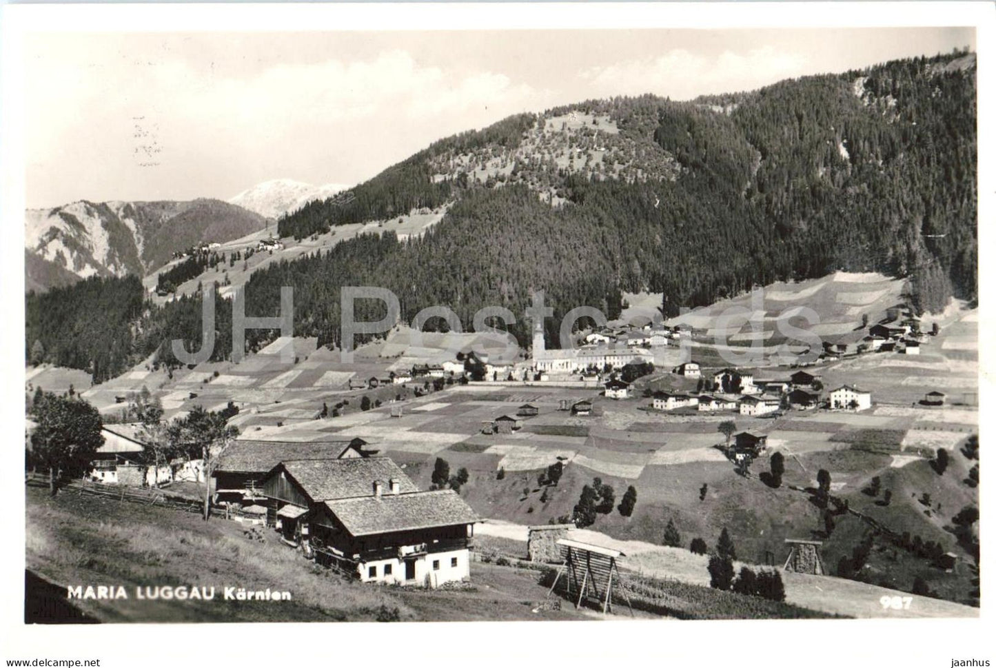 Maria Luggau - Karnten – 987 - old postcard - 1940s - Austria - used - JH Postcards