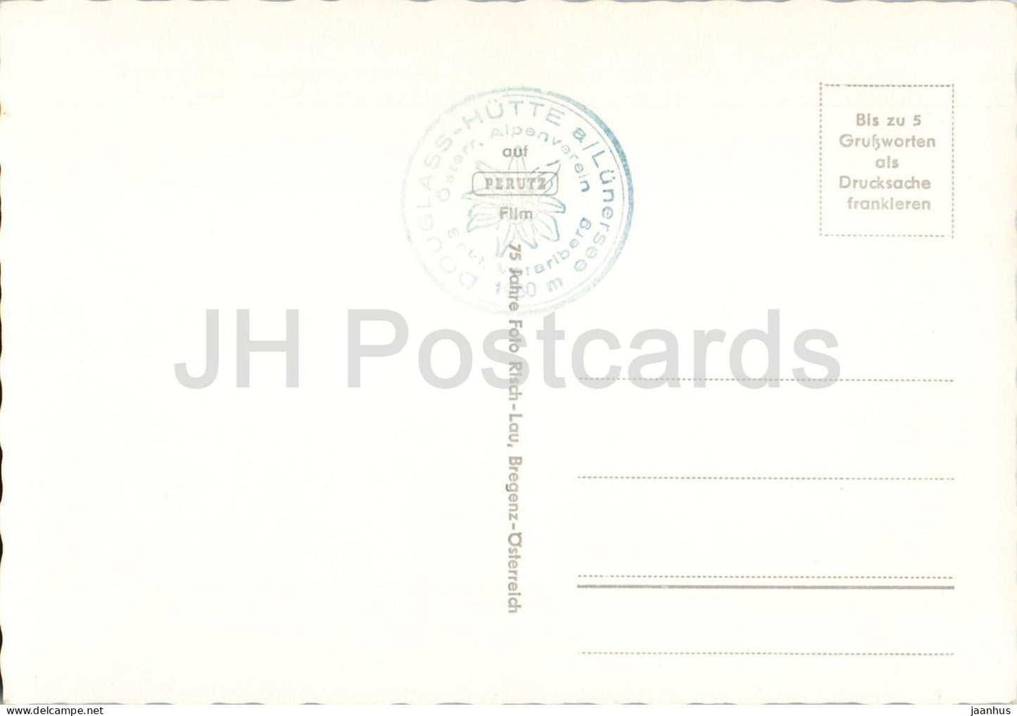 Kirchlispitzen Schesaplana - Verajochel vom Oefenpass - Alpengipfel - Berge 7204 - alte Postkarte - Österreich - unbenutzt 