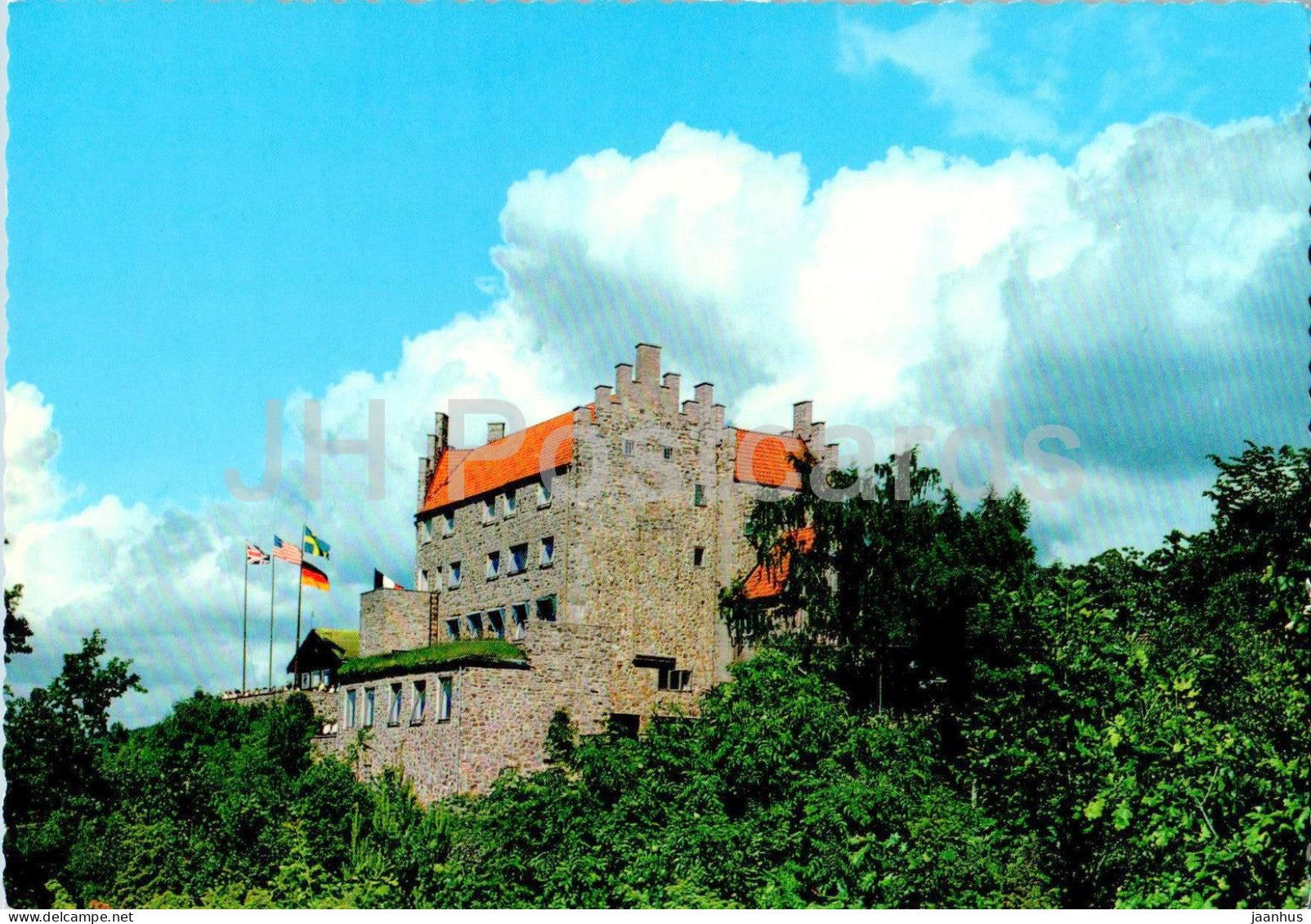 Gyllene Uttern - Borgen - hotel - Sweden - used - JH Postcards