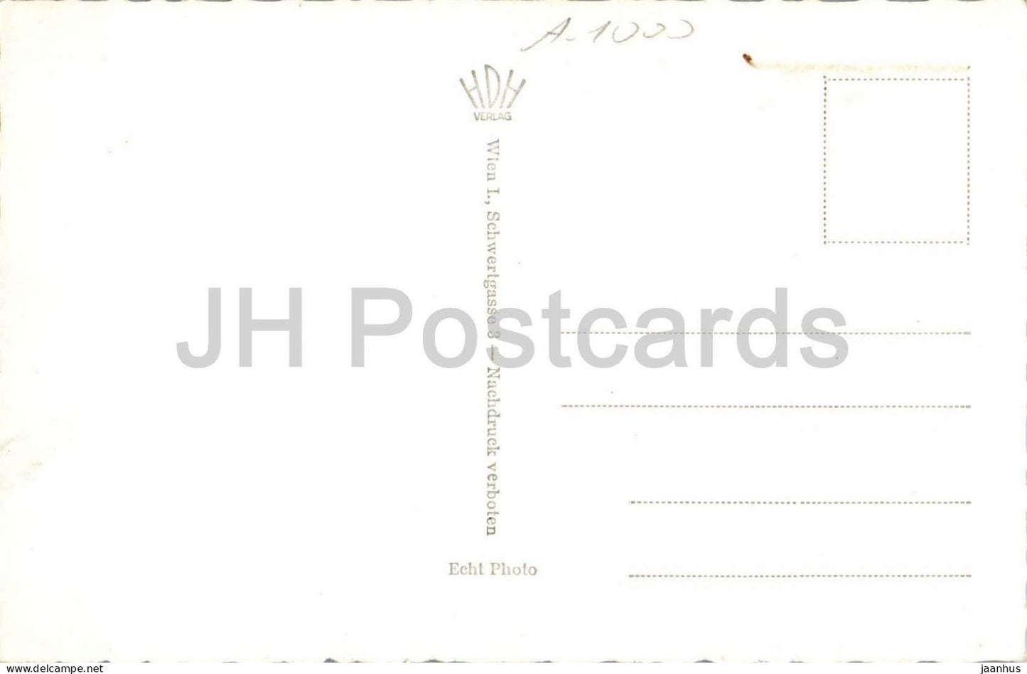 Wien - Vienna - Oberes Belvedere - palace - baroque architecture - gardens - 5164 - old postcard - Austria - unused