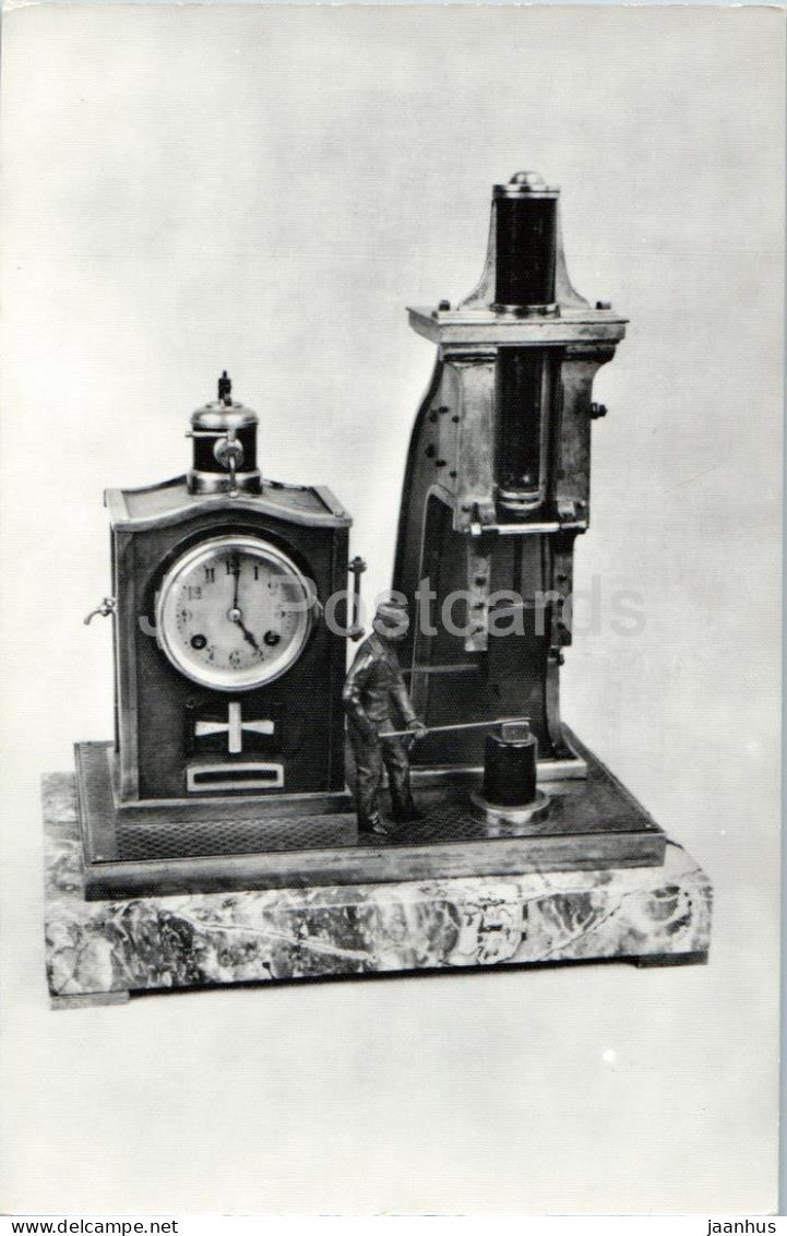 Clocks - Steam Hammer Clock - France - 1986 - Russia USSR - unused - JH Postcards