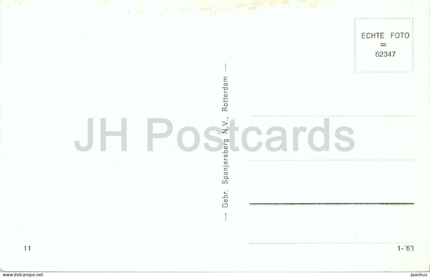s-Hertogenbosch - St. Jans Basiliek im Flutlicht - Kathedrale - Nachtansicht - alte Postkarte - Niederlande - unbenutzt