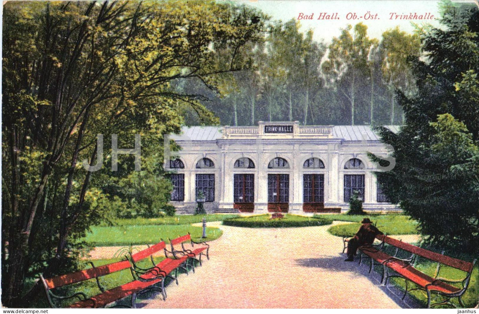 Bad Hall Ob.-Öst. - Trinkhalle - 1428 - old postcard - 1918 - Austria - unused - JH Postcards