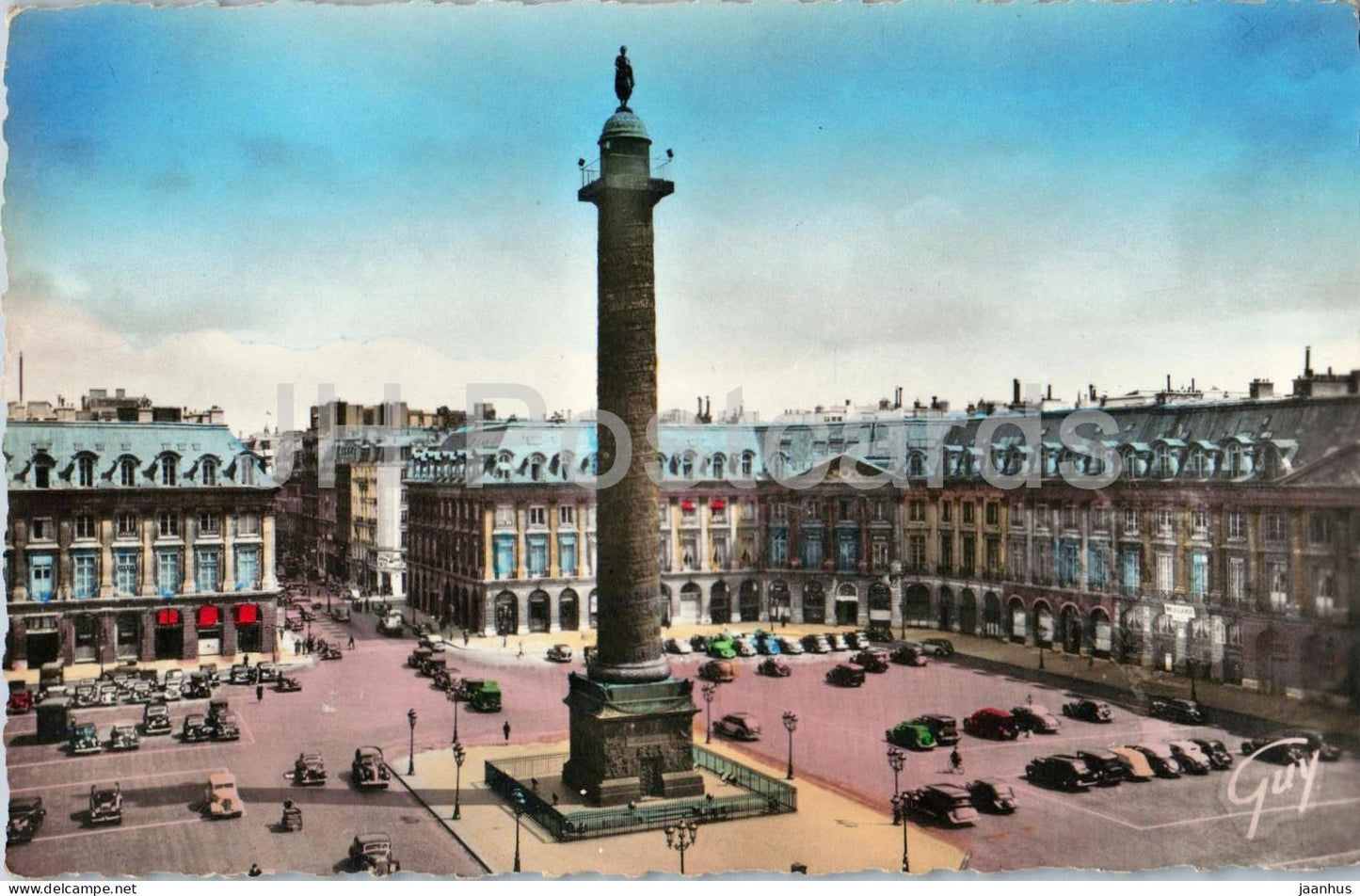 Paris Et Ses Merveilles - Place Vendome et colonne de la Grande Armee - column - 4040 - old postcard - France - unused - JH Postcards