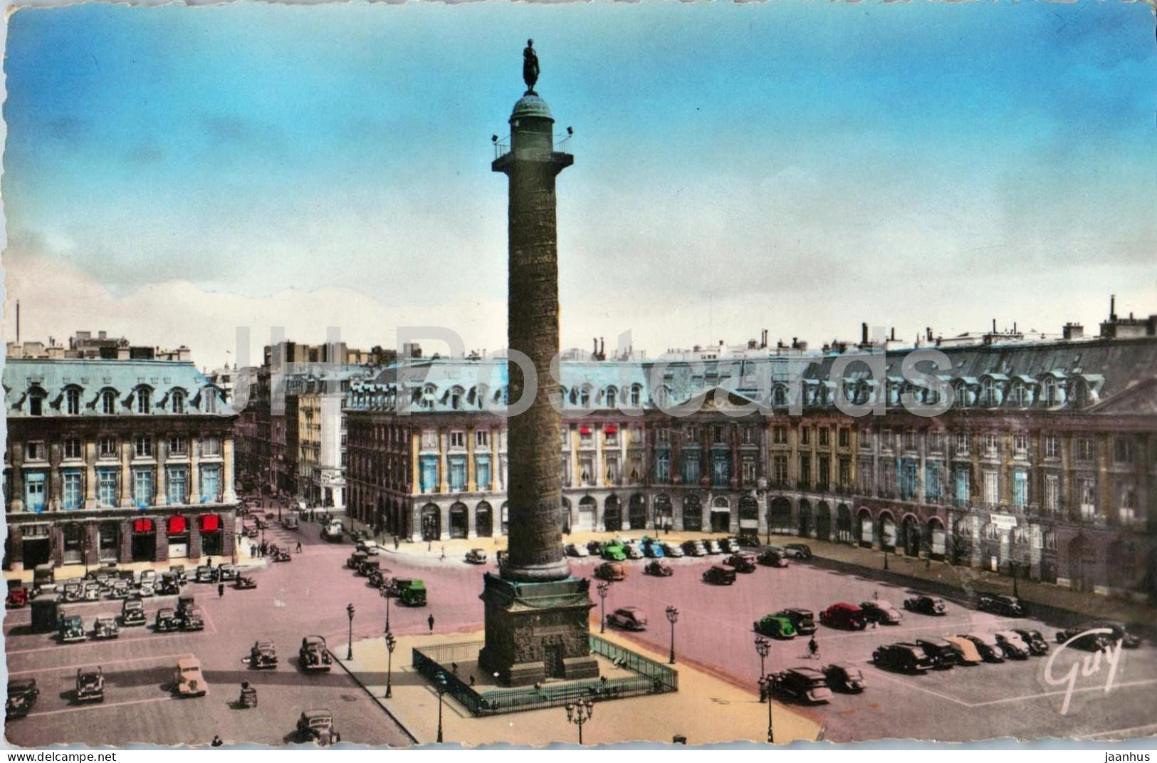 Paris Et Ses Merveilles - Place Vendome et colonne de la Grande Armee - column - 4040 - old postcard - France - unused - JH Postcards