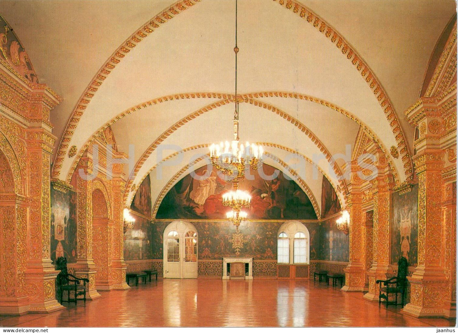 Moscow Kremlin - Faceted Chamber - Interior of the Holy Antechamber - 1 - 1985 - Russia USSR - unused - JH Postcards
