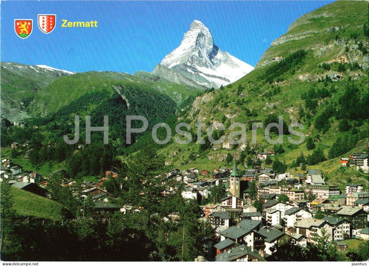 Zermatt 1616 m Wallis Matterhorn 4478 m Mt Cervin - mountains - Alps - 48708 - 2006 - Switzerland - used - JH Postcards