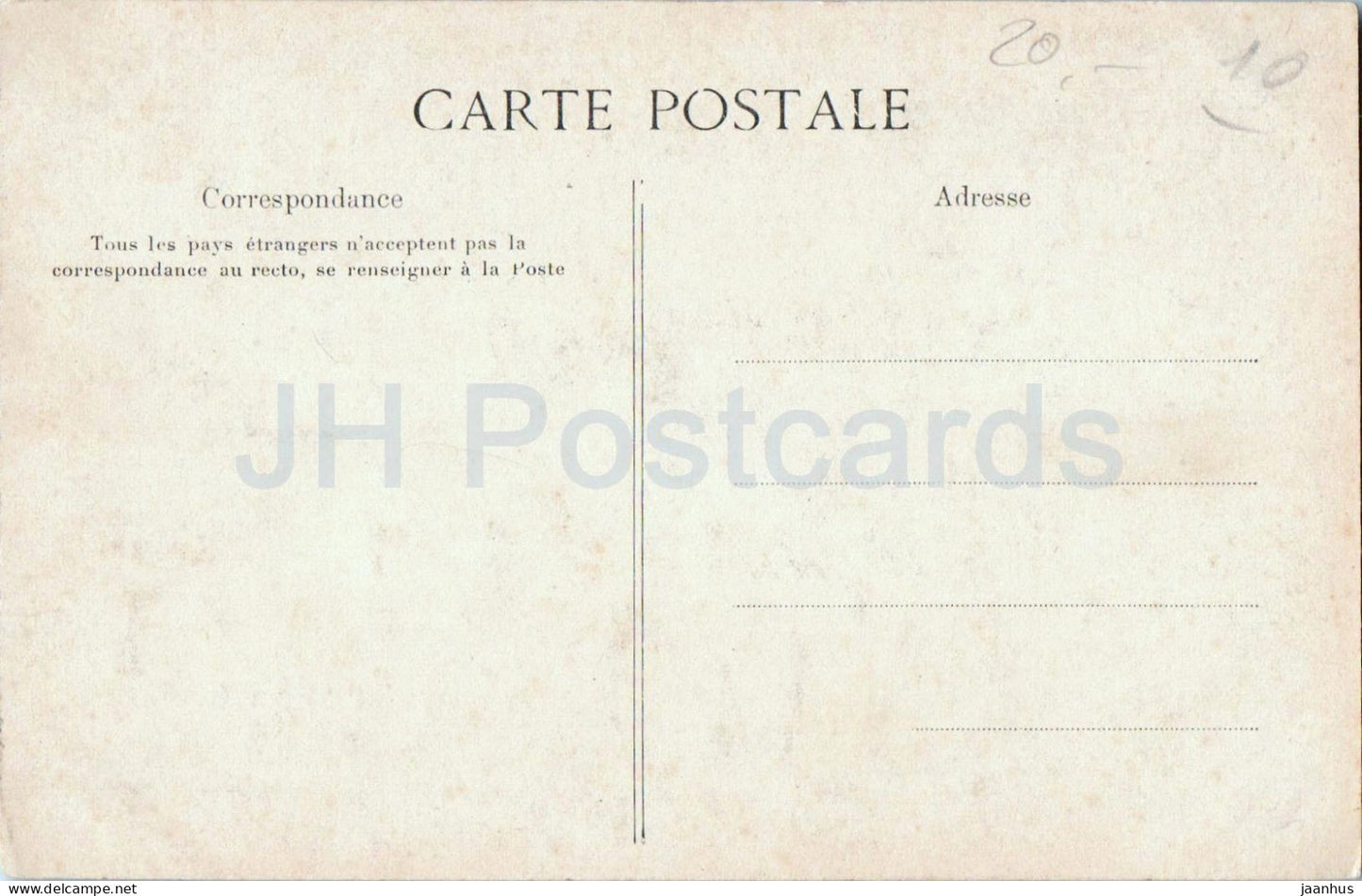 En Normandie - Normandy - agriculture - potatoes - rural life - animals - donkey - pig - old postcard - France - unused