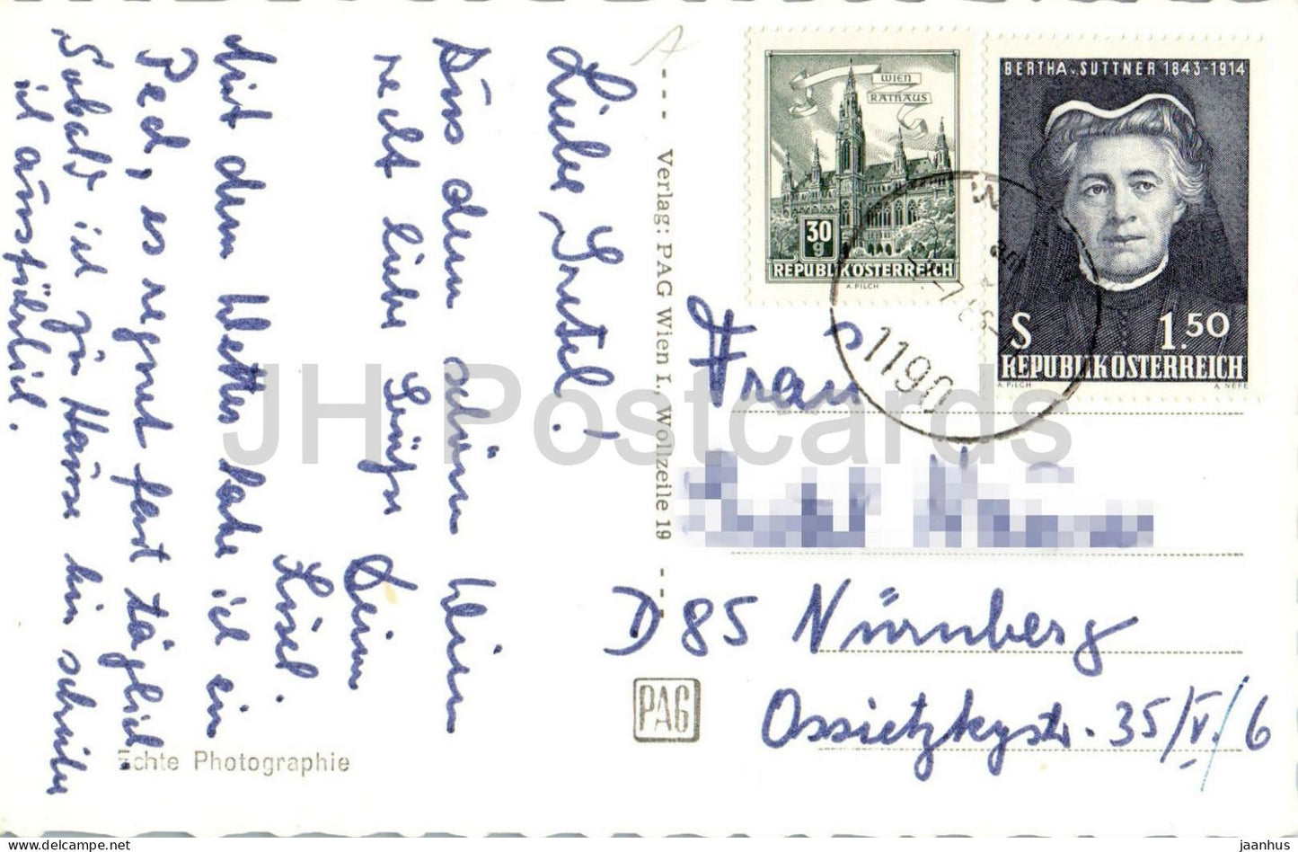 Wien - Vienna - Museum mit Maria Theresia Denkmal - monument - museum - square - 45612 - 1960s - Austria - used