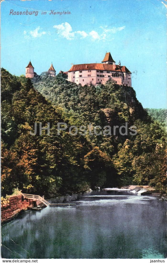 Rosenburg im Kamptale - 2074 - old postcard - 1912 - Austria - used - JH Postcards