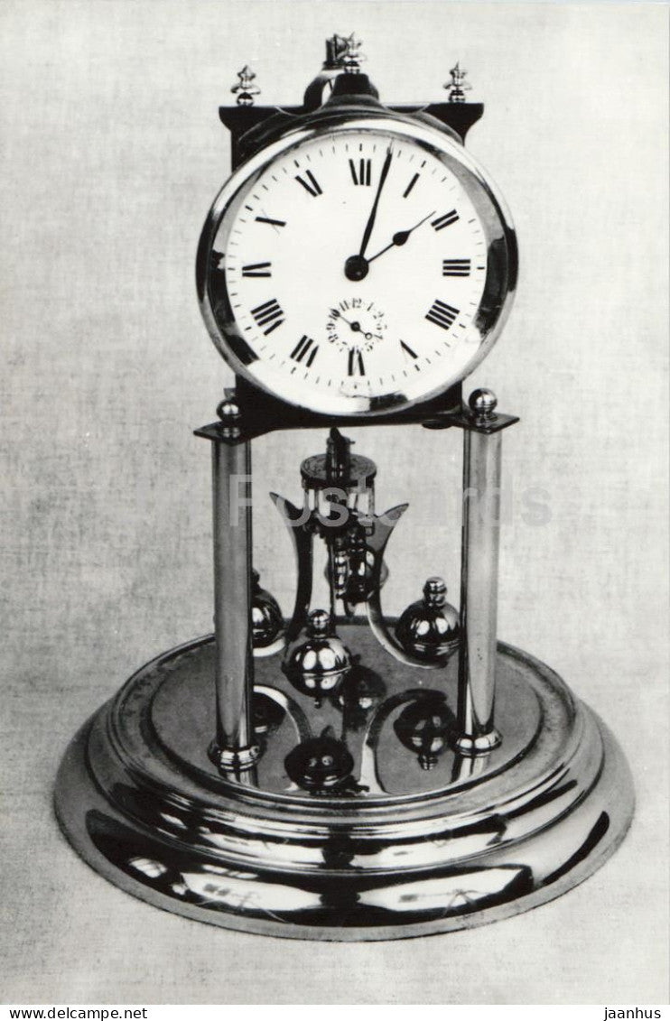 Clocks - Torsion Pendulum Mantel Clock - Germany - 1986 - Russia USSR - unused - JH Postcards