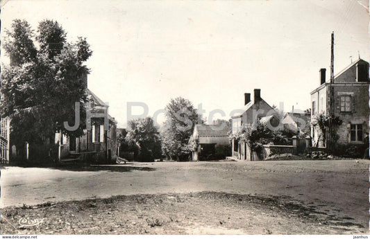 Chassignolles - Indre - Quartier de la Joie - Joy District - village street - 1953 - old postcard - France - used - JH Postcards