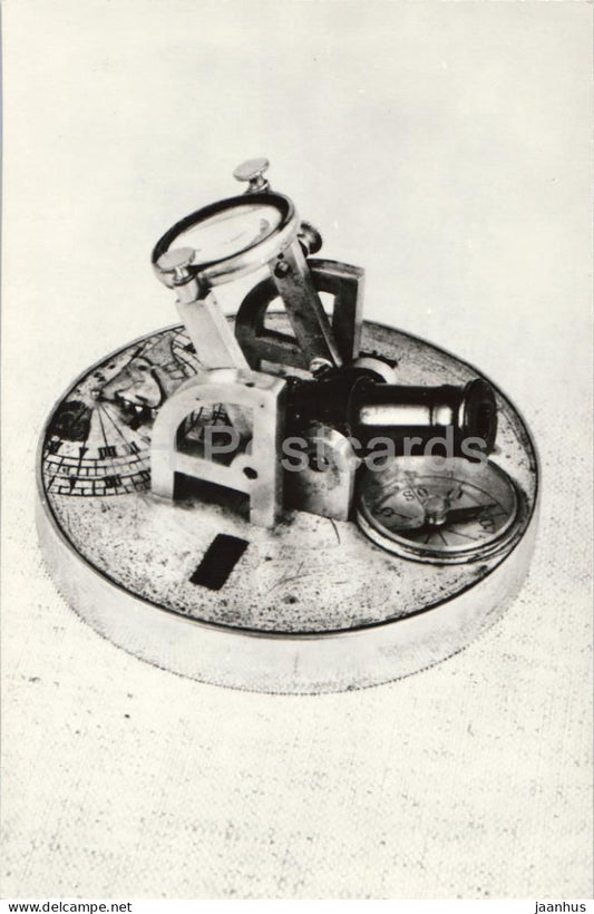 Clocks - Horizontal Sundial Noon Cannon - France - 1986 - Russia USSR - unused - JH Postcards