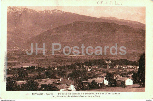 Biviers - Un coin du village de Biviers - au bas Montbonnot - old postcard - France - used - JH Postcards