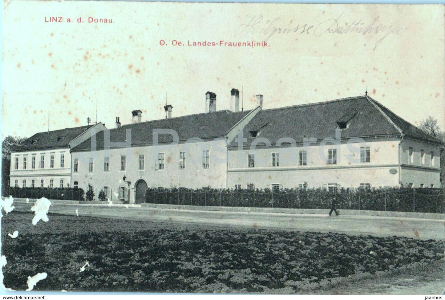 Linz a. d. Donau - Landes Frauenklinik - Provincial Womens Hospital - old postcard - 1913 - Austria - used - JH Postcards
