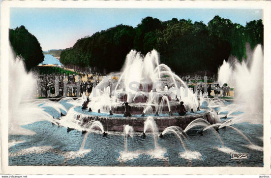Versailles - Le Bassin de Latone - Grandes Eaux - Latone's Basin Great Waterfall - 215 - old postcard - France - unused - JH Postcards