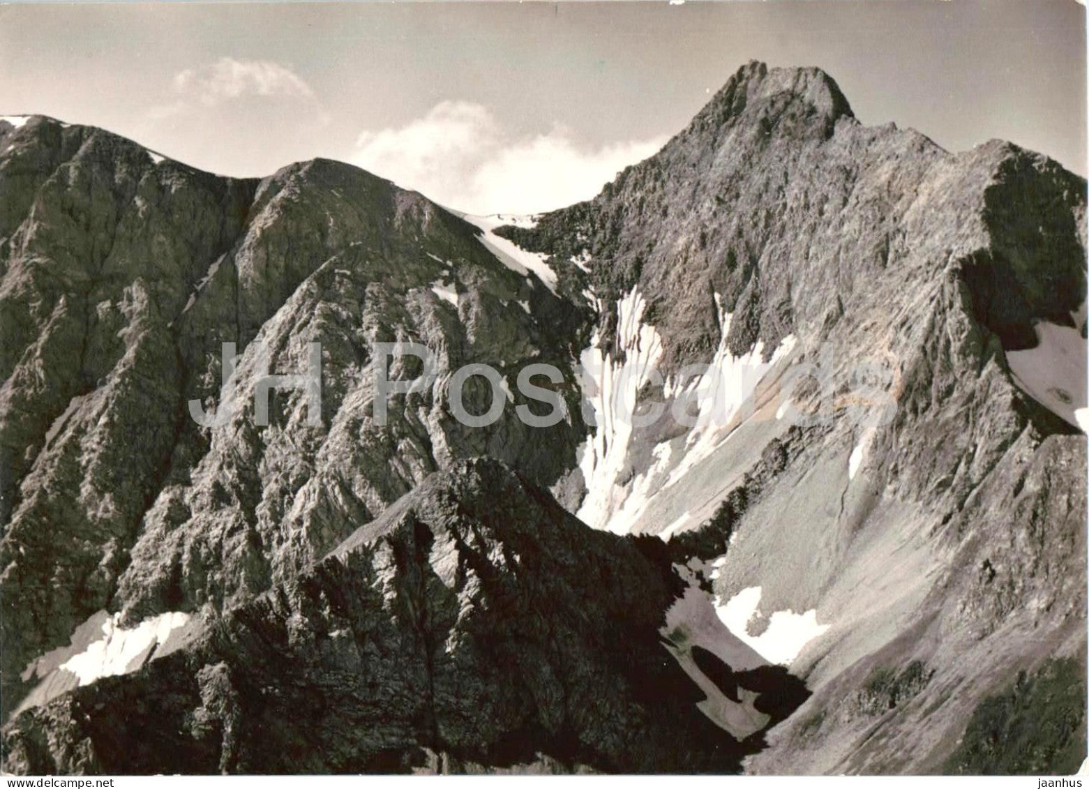 Parseier Spitze u. Gatschkopf - Lechtaler Alpen - Tirol - Parseierspitze - Alps - 5199 - old postcard - Austria - unused - JH Postcards