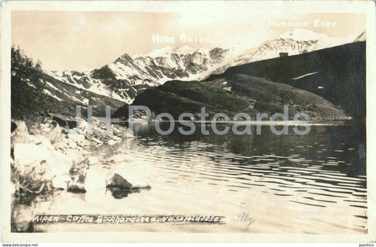 Alpen Caffee Bockhartsee am Nassfeld 1950 m - Bockhardsee - old postcard - 1932 - Austria - used - JH Postcards