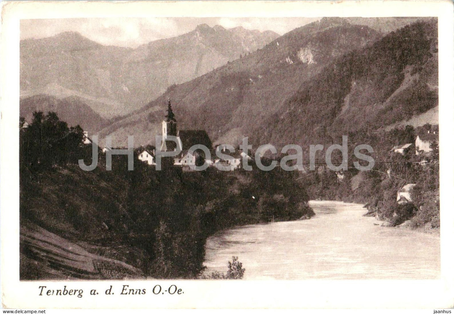 Ternberg a.d. Enns - river - 306 - old postcard - 1926 - Austria - used - JH Postcards