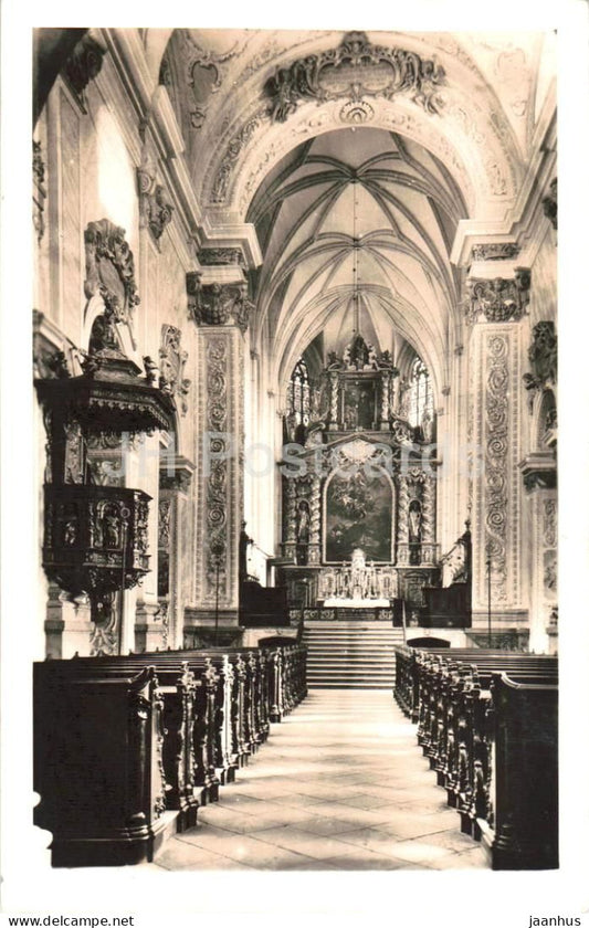 Stift Gottweig - interior - altar - church hall - 22 - old postcard - 1931 - Austria - used - JH Postcards