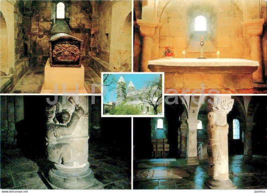 Lunds Domkyrkas krypta - Lund Cathedral crypt - cathedral - multiview - 1308 - Sweden - unused - JH Postcards