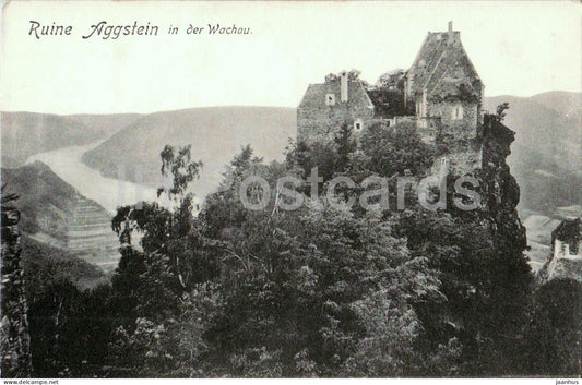 Ruine Aggstein in der Wachau - castle ruins - Nr. 1789 - old postcard - 1917 - Austria - unused - JH Postcards
