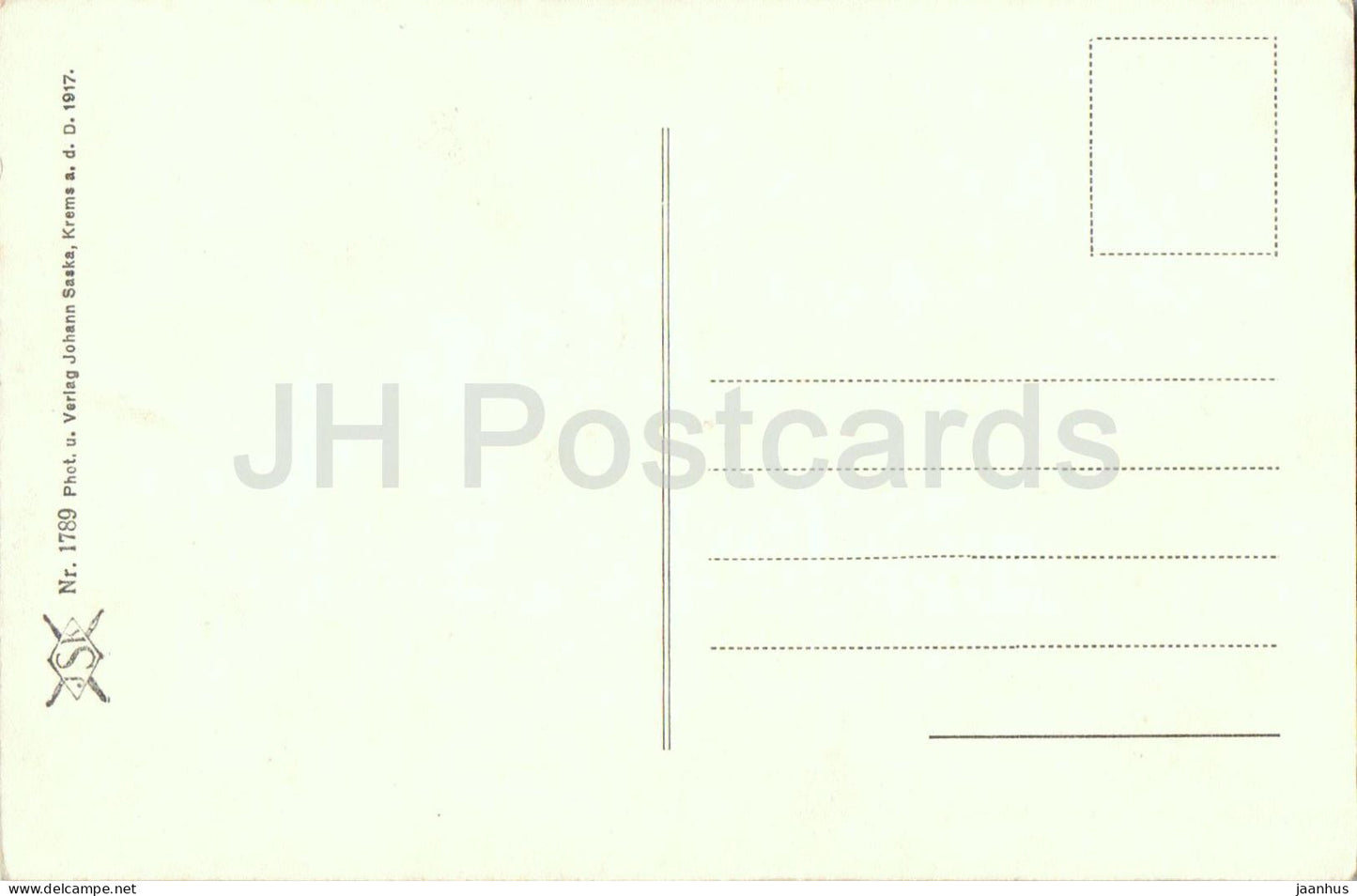 Ruine Aggstein in der Wachau - ruines du château - Nr. 1789 - carte postale ancienne - 1917 - Autriche - inutilisée 