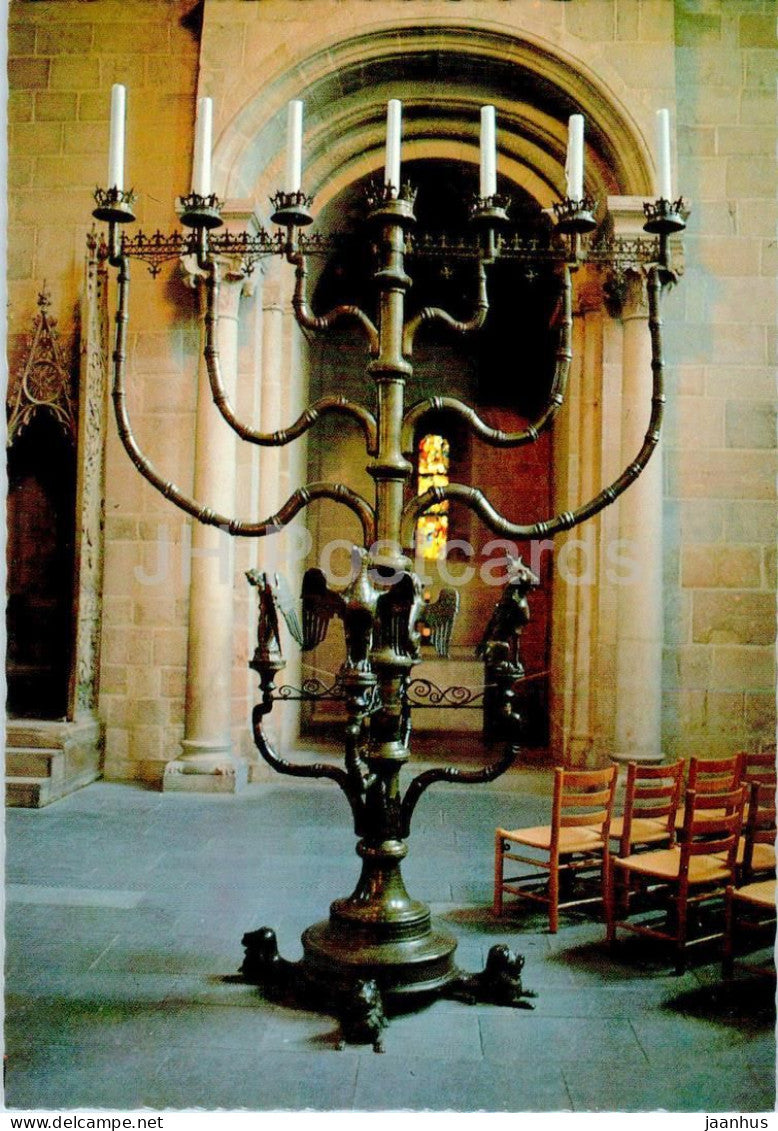 Lund - Domkyrkan - ljusstaken - candlestick - cathedral - 12-1339 - Sweden - unused - JH Postcards
