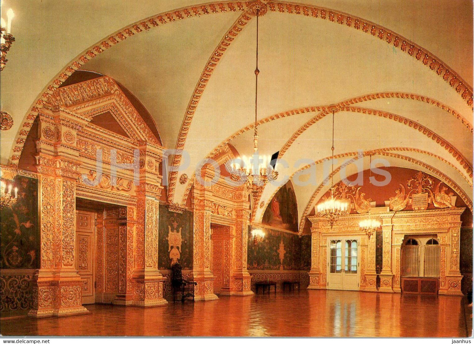 Moscow Kremlin - Faceted Chamber - Interior of the Holy Antechamber - 1985 - Russia USSR - unused - JH Postcards