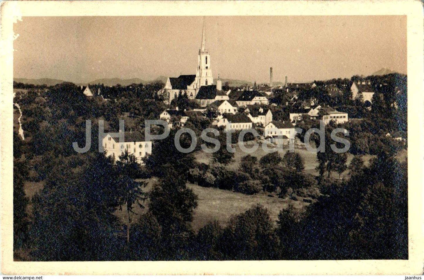 Bad Hall v. d. Eduardshohe - Town view - 22698 - old postcard - 1919 - Austria - used - JH Postcards