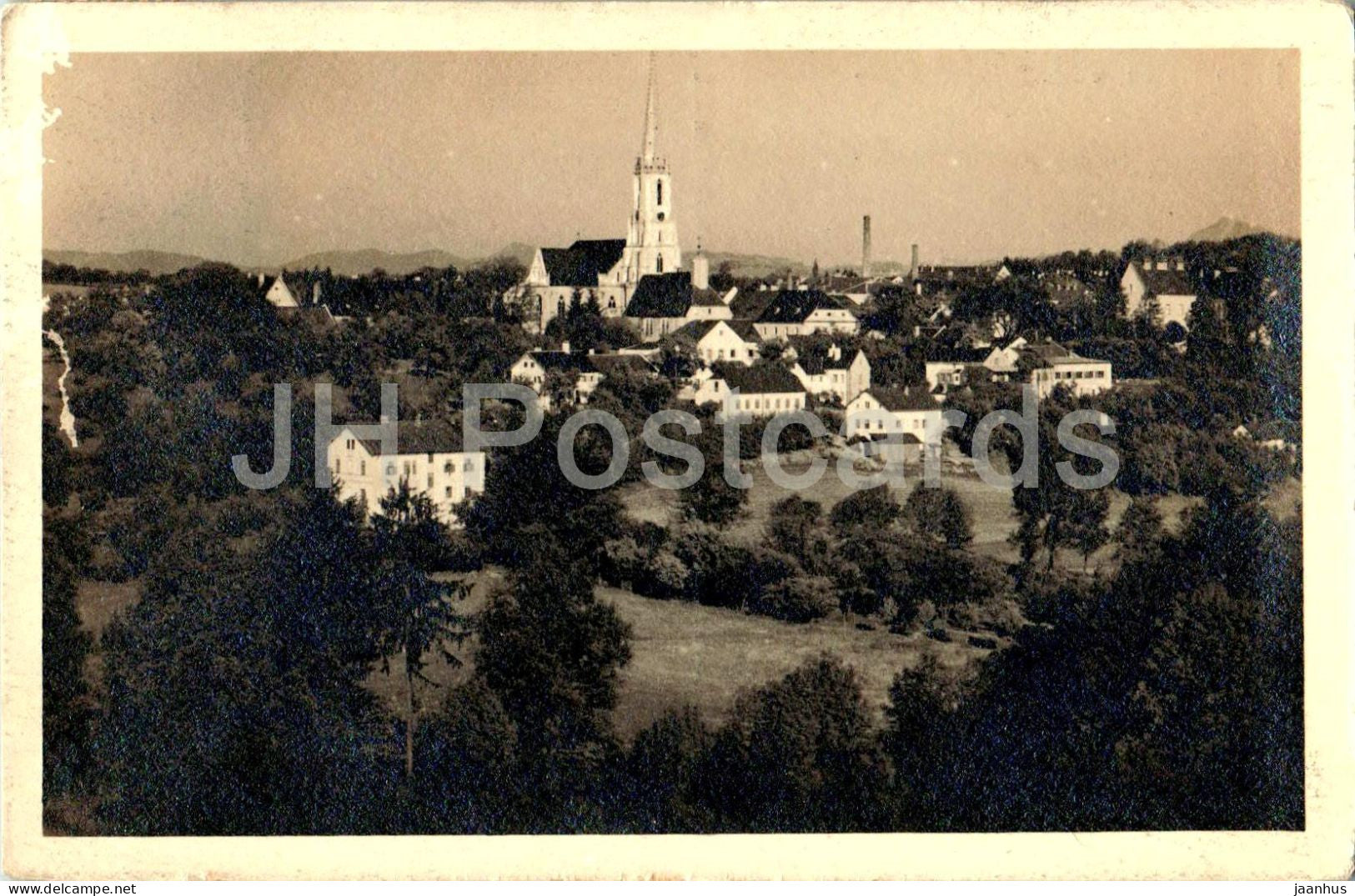 Bad Hall v. d. Eduardshohe - Town view - 22698 - old postcard - 1919 - Austria - used - JH Postcards