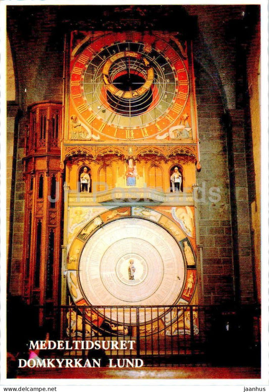 Lund - Domkyrkan - Medeltidsuret - The Clock - cathedral - 12-1515 - Sweden - unused - JH Postcards