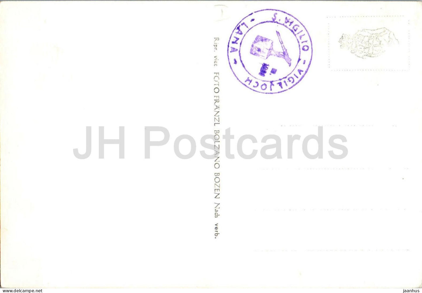 Monte San Vigilio presso Merano - Vigiljoch bei Meran - Alps - mountains - 9683 - old postcard - Italy - unused