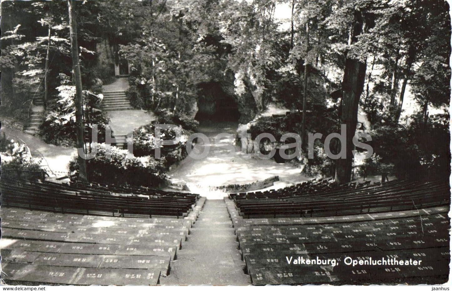 Valkenburg - Openluchttheater - open air theatre - amphitheatre - 1260 - 1961 - Netherlands - used - JH Postcards