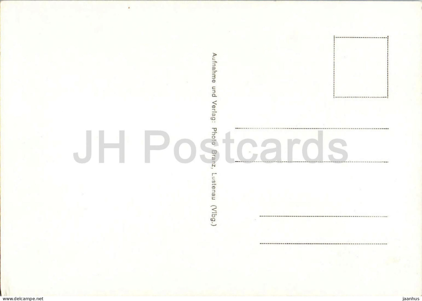 Tschenglabahn Burserberg geg. Zimba u. Zwölferkopf - Seilbahn - Hohe Alpen - alte Postkarte - 3108 - Österreich - unbenutzt