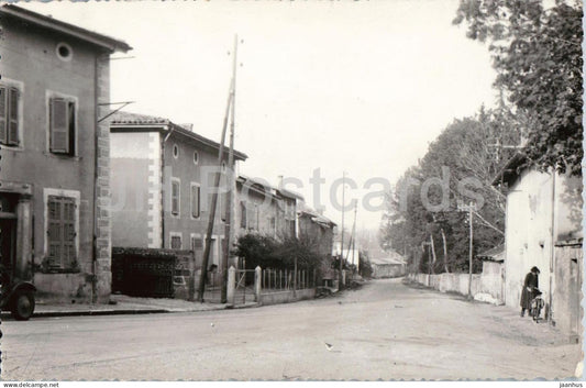 Sonnay - Isere - Entree du Village - Entrance of the Village - village street - 1964 - old postcard - France - used - JH Postcards