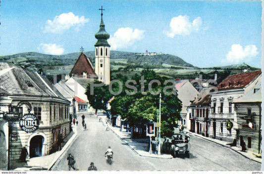 Wien - Vienna - Grinzing - village quarter - suburb - Hochster Hencl Heuricer - 31350 - old postcard - Austria - unused - JH Postcards
