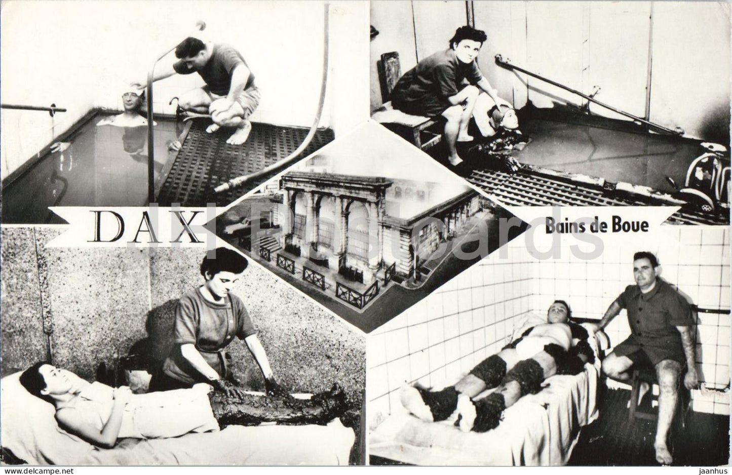 Dax - Landes - Bains et Applications de boue - Baths and mud applications spa 957 - 1969 - old postcard - France - used - JH Postcards