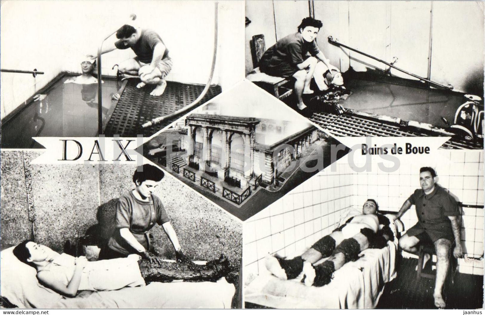 Dax - Landes - Bains et Applications de boue - Baths and mud applications spa 957 - 1969 - old postcard - France - used - JH Postcards